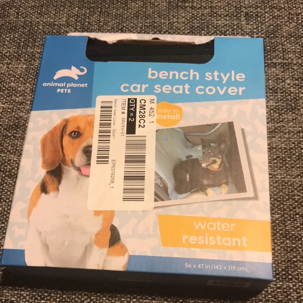 NWT Animal Planet Bench Seat Cover - 56x47”